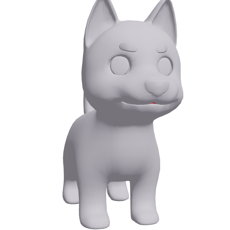 A little white dog